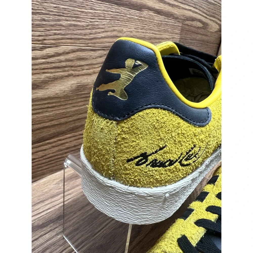 Adidas JABBAR LO Bruce Lee 'Game of Death' Yellow Black (JR1597) NEW Men's 8.5